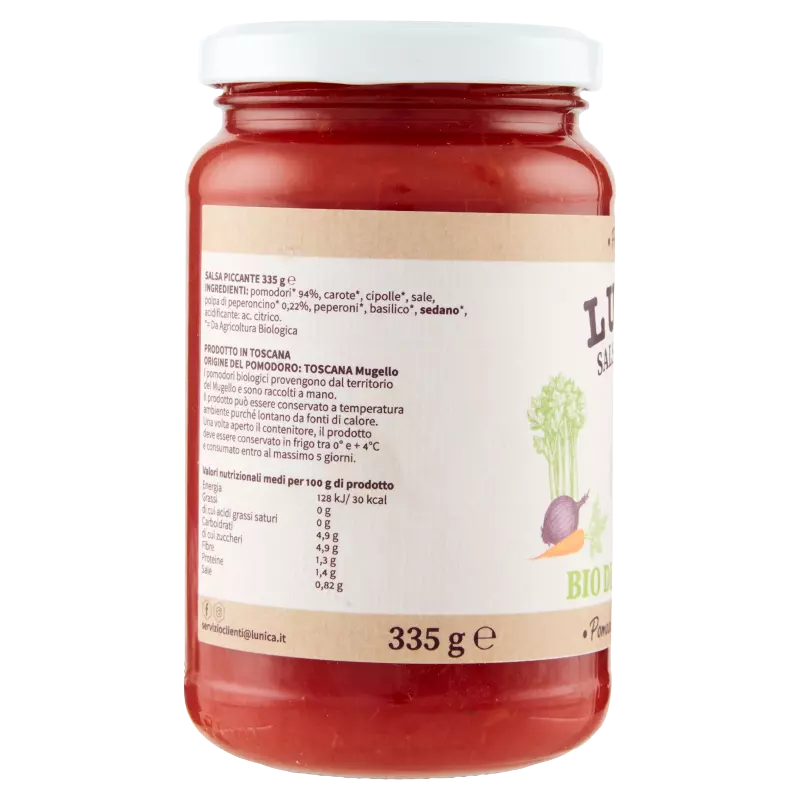 Biosapori - SALSA MESSICANA MEDIUM 180gr - IL NUTRIMENTO