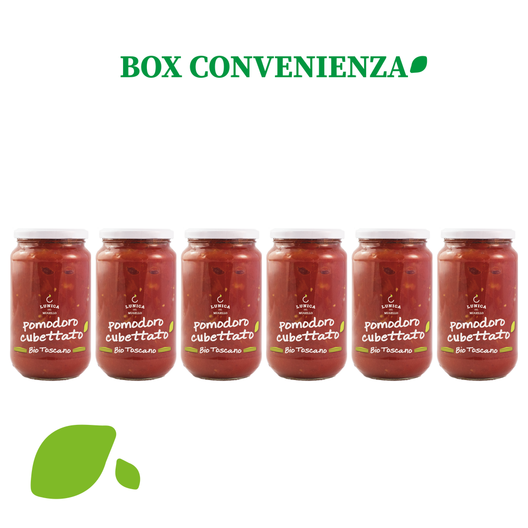 Box Convenienza Cubettato Pomodoro Bio Toscano (520g)