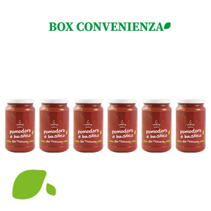 Box Convenienza Pomodoro e Basilico Bio Toscano da 6pz